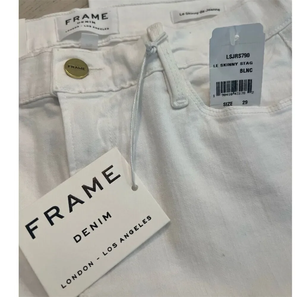 Frame Denim Le Skinny de Jeanne Women's Jeans Step Hem raw hem Size 29 NWT